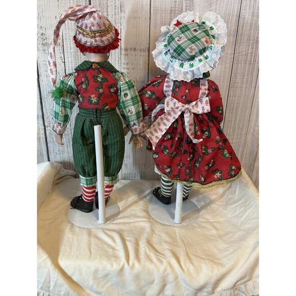 Paradise Galleries Kelly J RuBert Ragtime Christmas Molly & Matthew Porcelain - Picture 6 of 9